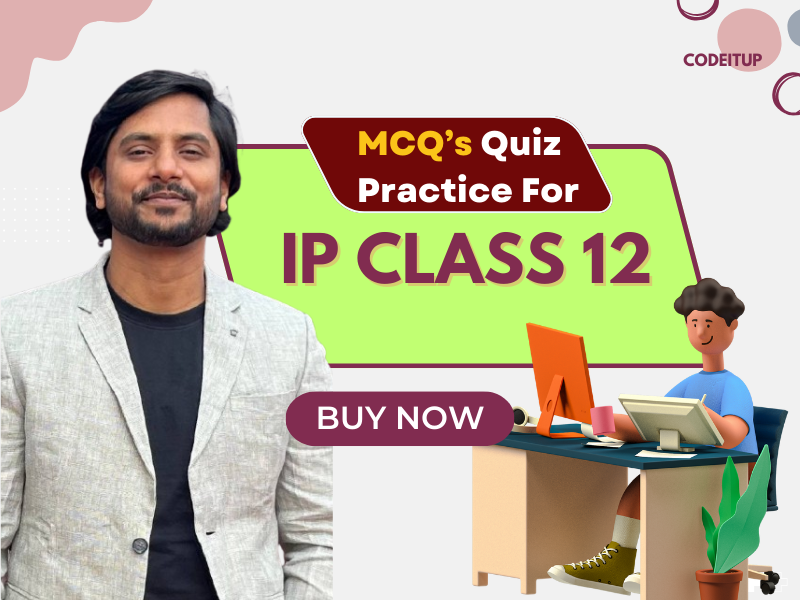 IP Class 12 MCQ's Quiz Informatics Practices